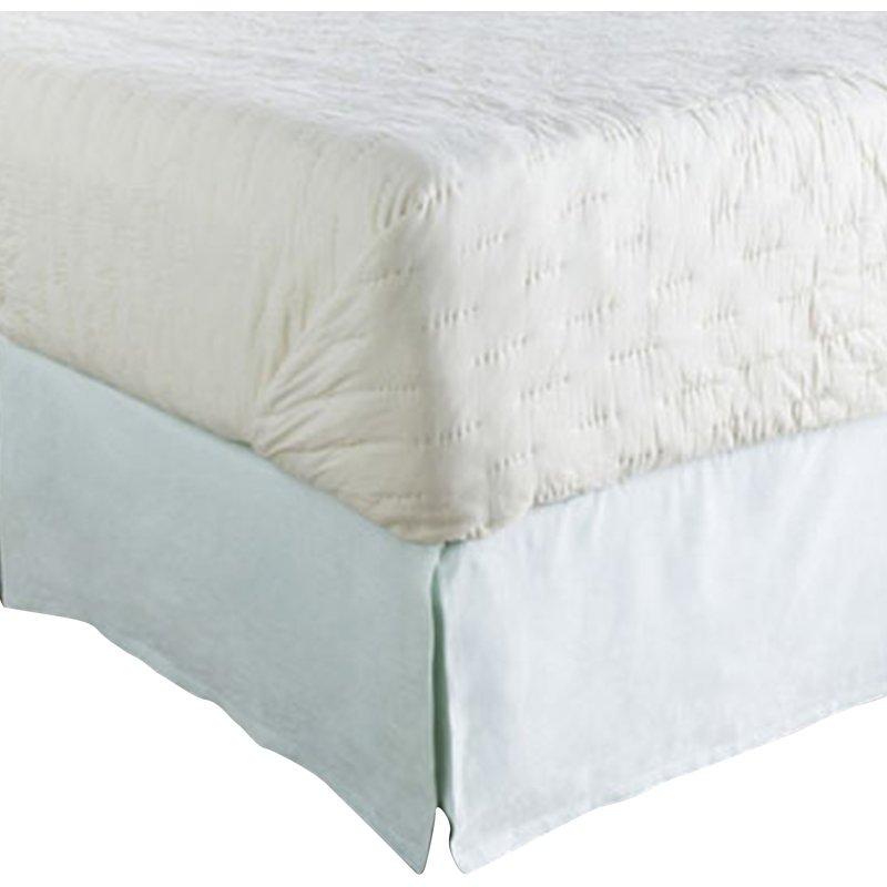 Evelyn Bed Skirt, Gray, Full