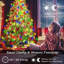 Guirlande de Noël avec guirlande lumineuse 200LED