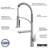 Karran Adlington Pull Down Kitchen Faucet-101126118