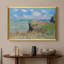 «The Cliff Walk at Pourville», 1882 - Claude Monet - Toile encadrée sur mesure-2054735187-2054735266-2054735277
