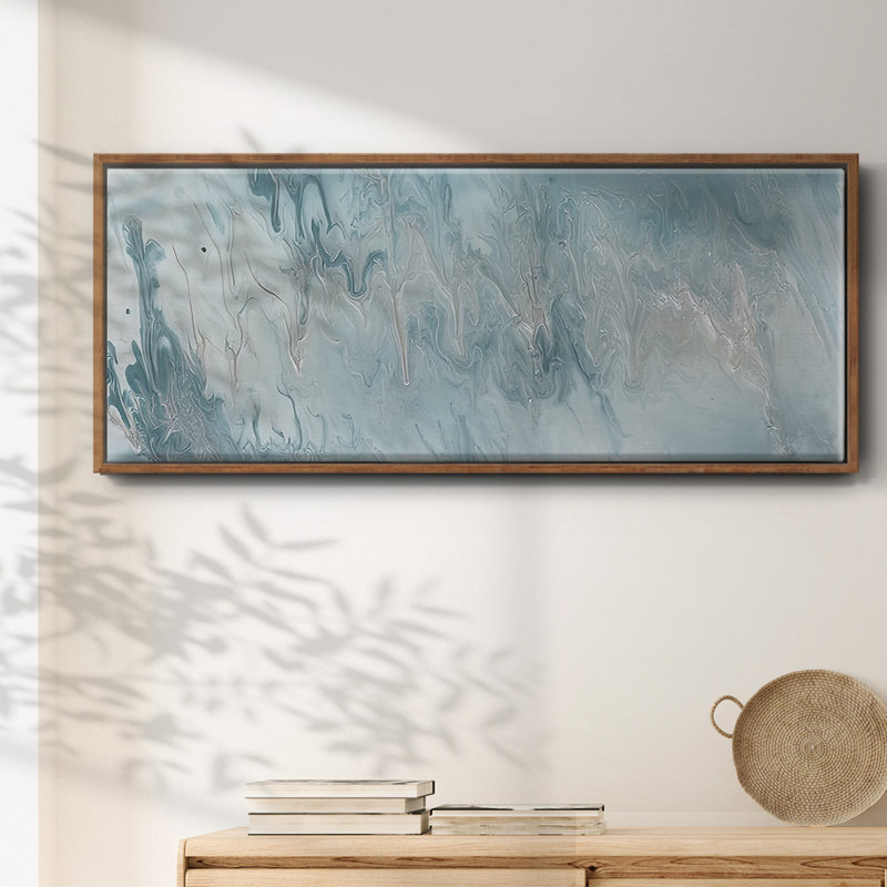 Cirrus II- Framed Canvas, 20" H x 50" W