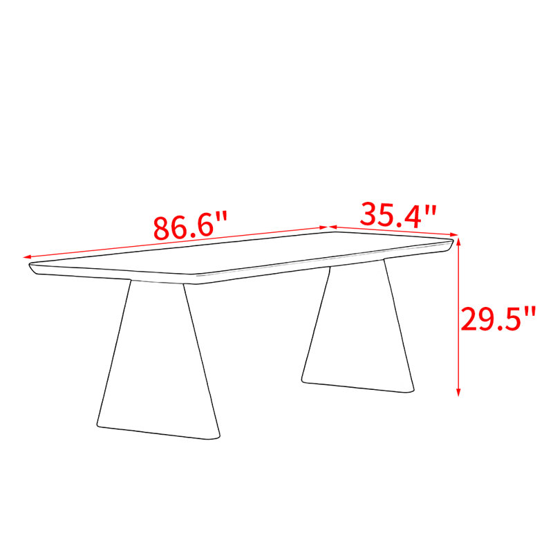 Shen, 29.5"H x 86.6"L x 35.4"W
