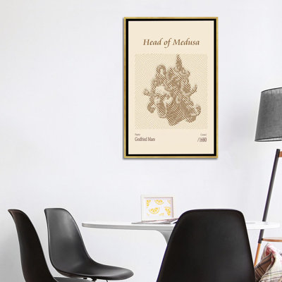 Head Of Medusa - Godfried Maes - Wall Art Print - Framed Canvas