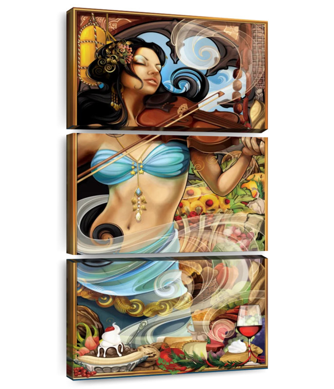 Goddess Of Fine Dining II, 32" H x 15" W