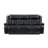 Huron Black Power Double Reclining Sofa