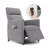 Modern Fabric Electric Recliner For Adults - Footrest, Padded Seat, Space-Saving, Home Theater