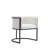 18.9'' H Faux Leather Upholstered Metal Armchair-67965636