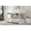 Lit superposé grand sur grand avec armoires de rangement et ports USB-1436874604