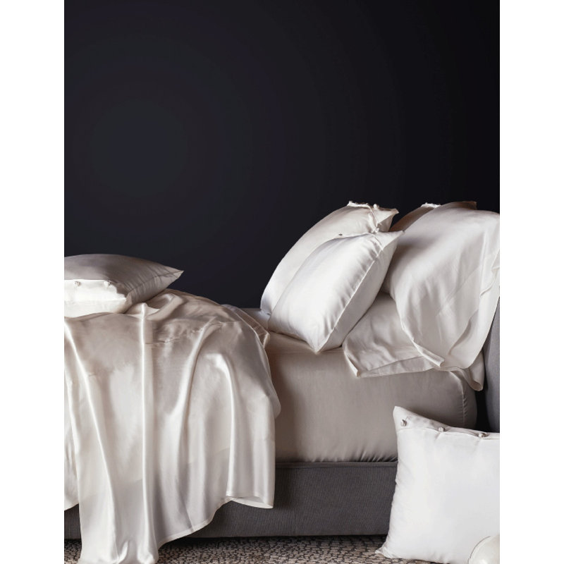 Charmeuse Bedding, Frost, Rectangle 20"H x 36"W