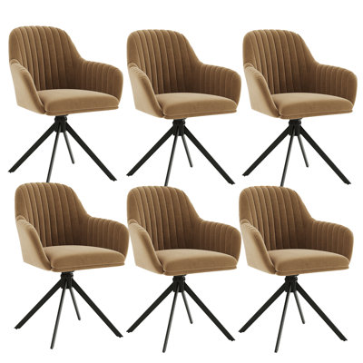 Velvet Upholstered Side Chair