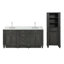 Ensemble de meuble-lavabo double 72 po Freixa Winston-937302987