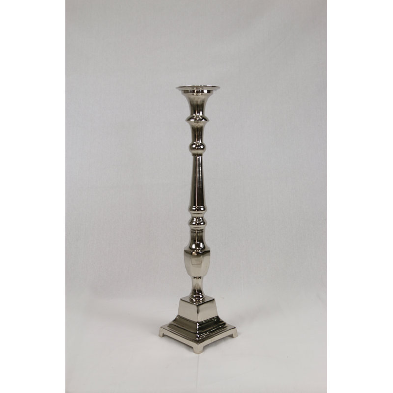 Metal Floor Candlestick, 63cm H x 5cm W x 5cm D