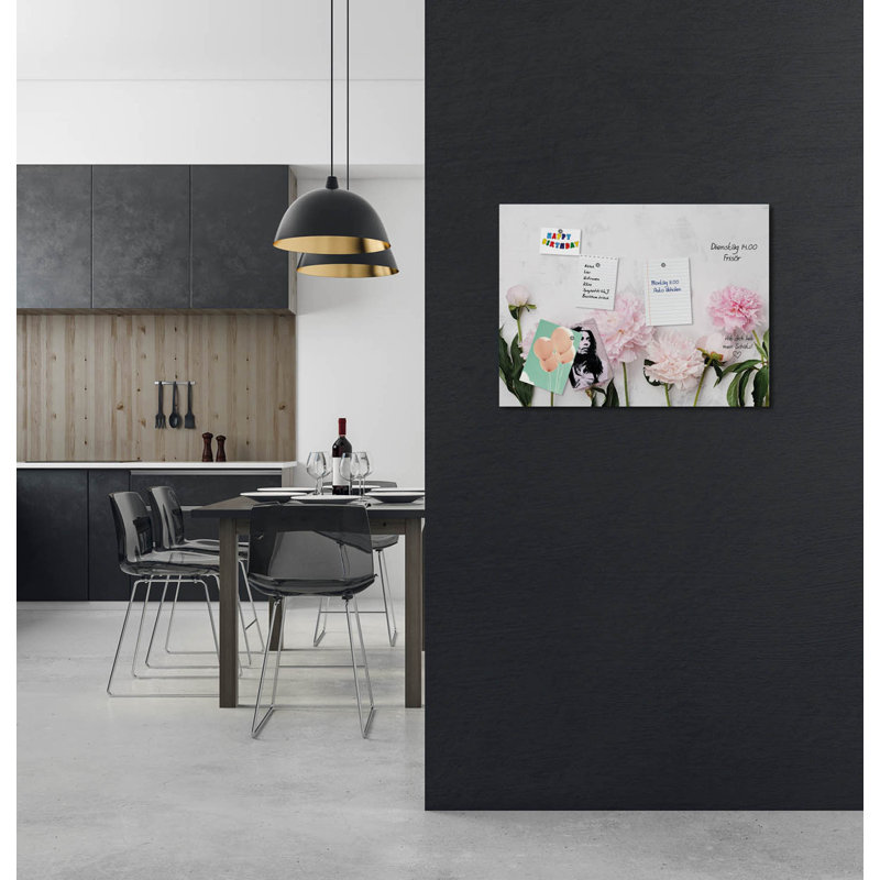 Magnetic Glass Photo Memo Board
