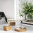 0.79'' H Solid Wood Tabletop Votive Holder