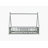 Grey Watsons Tent-Shaped  Floor Bed With Safety Guardrails And Slats-1376986926