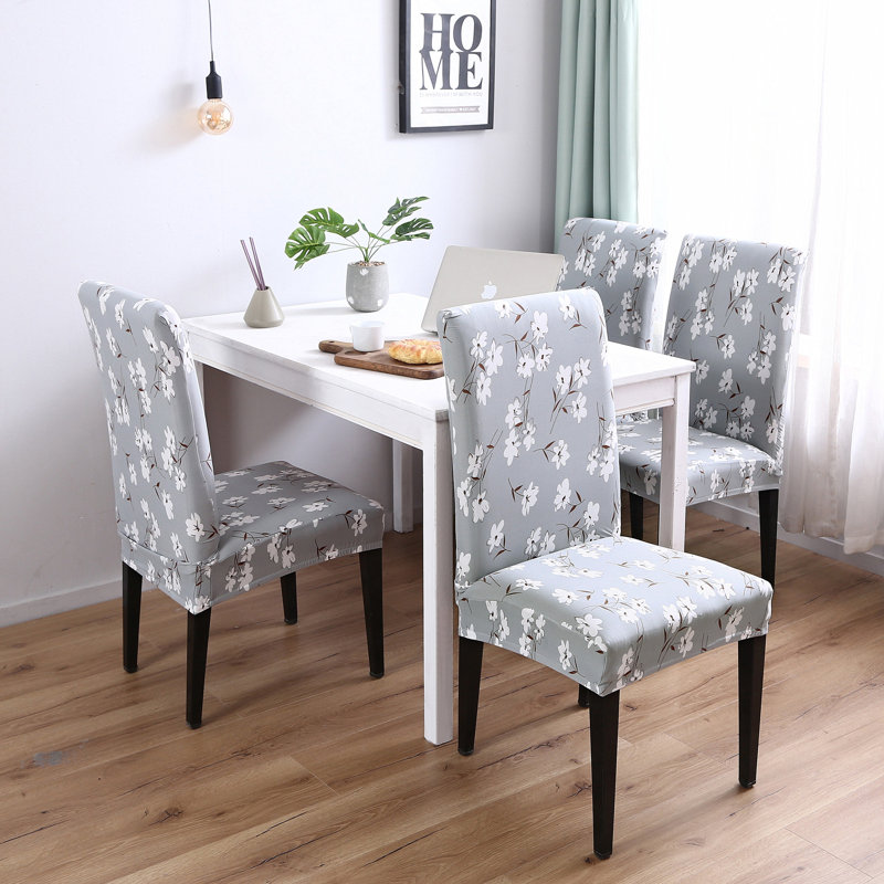 Ensemble de 2 housses extensibles en polyester et spandex