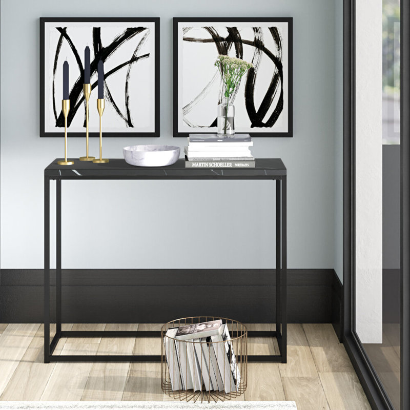 Console de 39,4 po Alazae, Noir