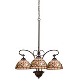 Tiffany 3 - Light Chandelier