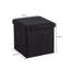 Peider 38cm Square Corduroy Fabric Storage Ottoman-927809109