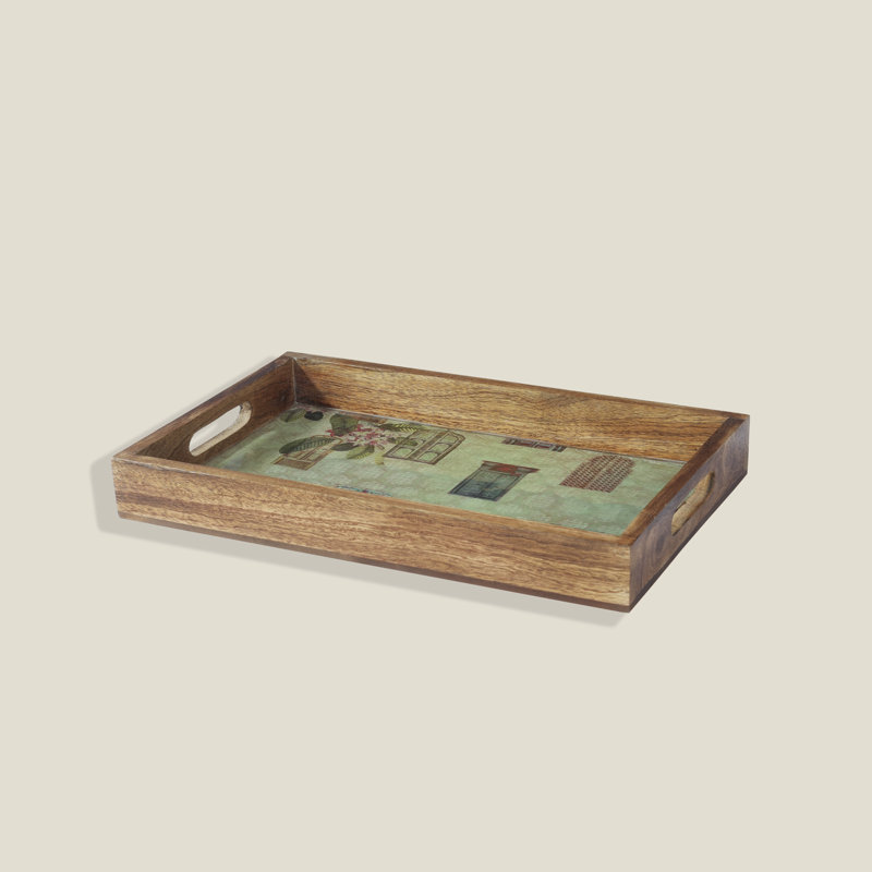 Plateau en bois - ensemble de 3