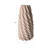 Modern Stoneware Vase With Sculpted Spiral Texture And Ribbed Vertical Detailing In Celine Trend Style For Contemporary Decorative Accents-357514581