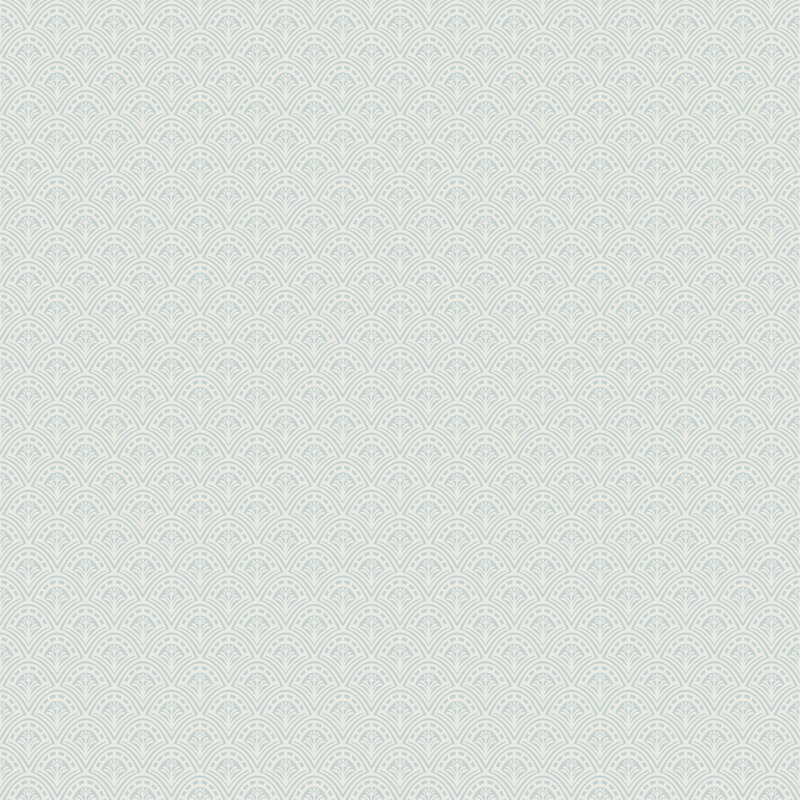 Ingrid Geometric Wallpaper Roll, Light Blue