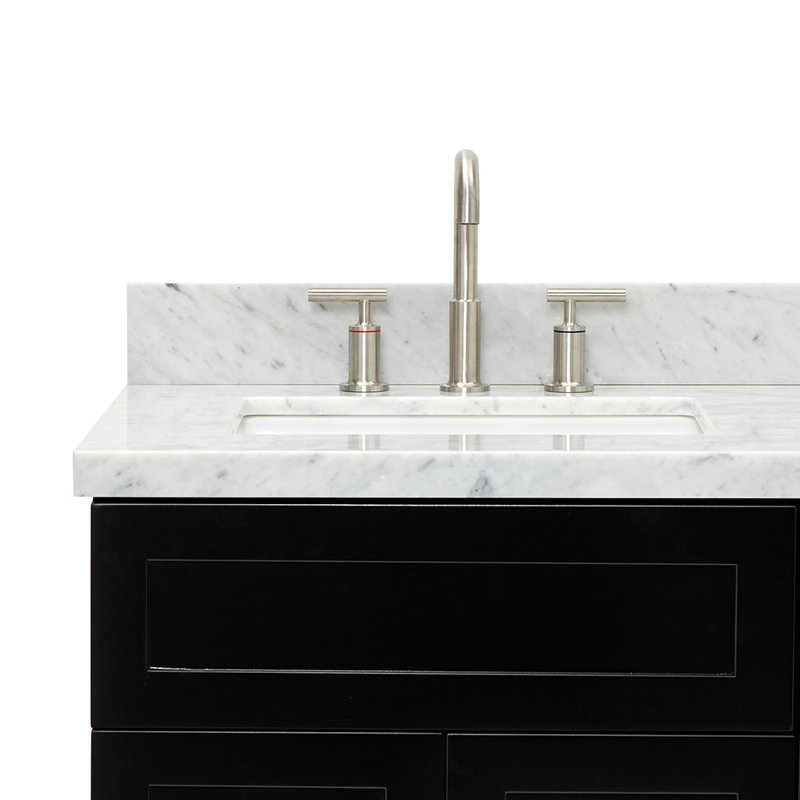Ensemble de meuble-lavabo double 61 po Hamlet, Noir