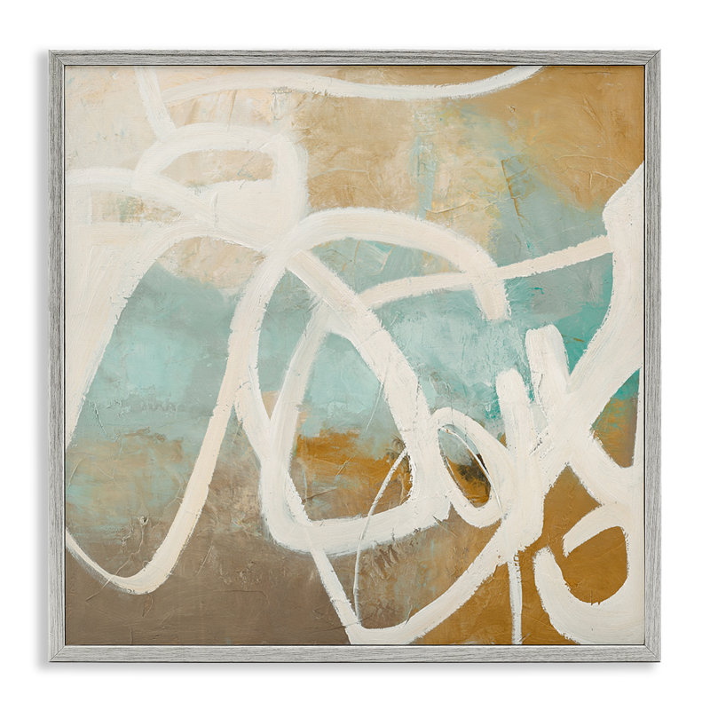  «Neutral Design With Squiggle», estampe numérique de Design Fabrikken, H 24 po x l 24 po, Estampe numérique Farmhouse