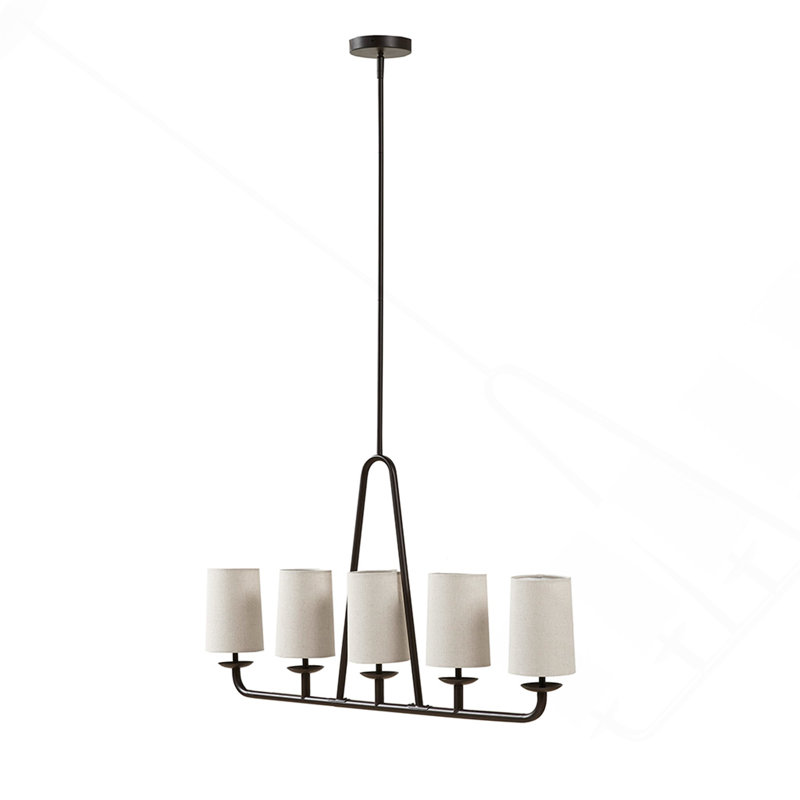 Linear 5-Light Chandelier