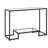 42'' Glass Top Console Table