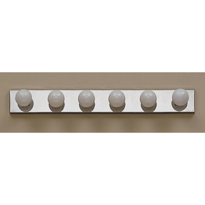 Barre d'éclairage de salle de bain 6 lumières Chairez