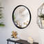Miroir mural rond en bois pour salle de bain-464291638-464291632