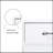 Six Drawer Side Table-White