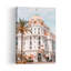 Grand Hôtel Nice, de style classique et élégant, avec un palmier abstrait et une architecture urbaine - Affiche murale-1029389184