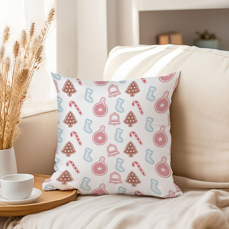 Holiday Christmas Presents Pattern II Modern, 16"H x 16"W