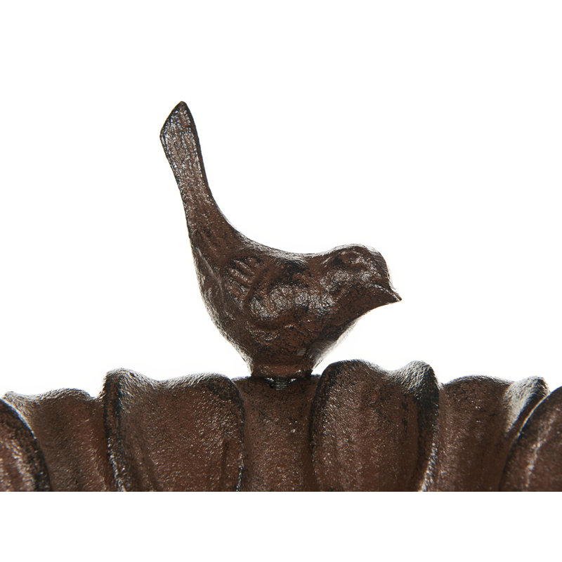 BLACKBIRD Iron Birdbath