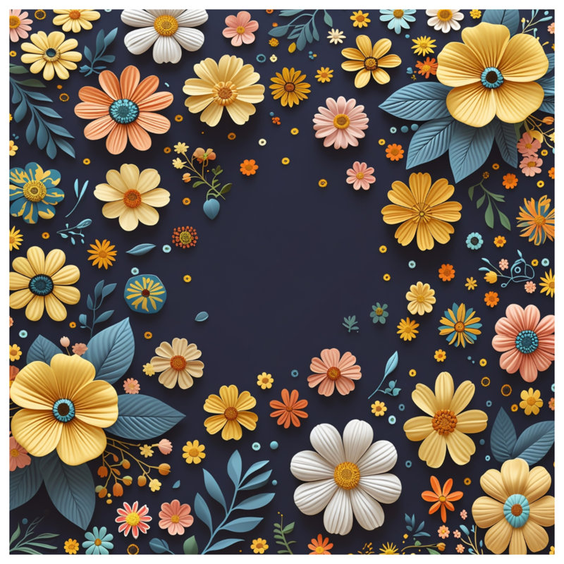 Floral Throw Pillow, Nature Double Sided Pillows, 20 x 20 inches