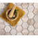 Textured Honeycomb Hexagon Marble Mosaic Tile
