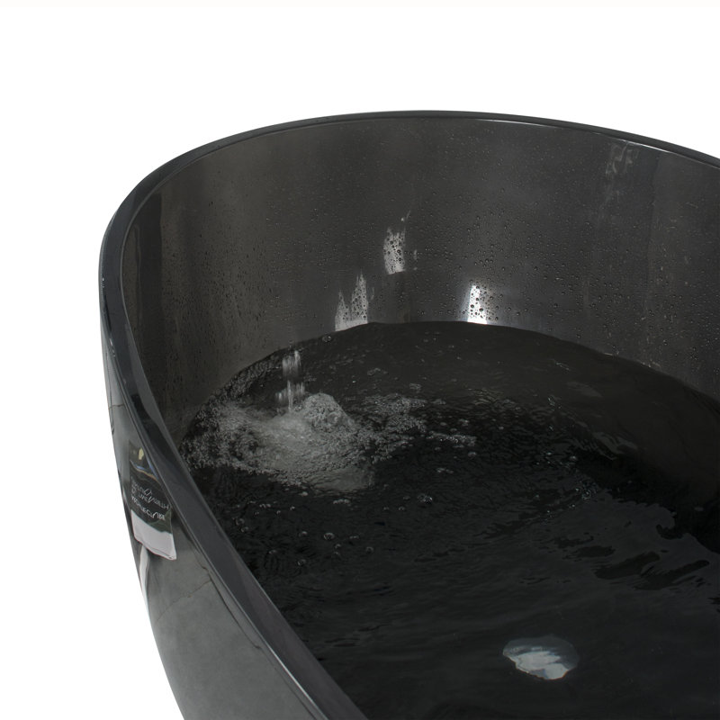 67'' x 34'' Freestanding Soaking Solid Surface Bathtub