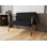 Waterfall Waiting Reception Loveseat Metal Frame