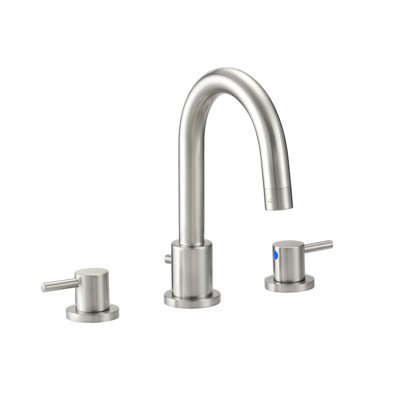 2-handle Bathroom Faucet with Drain Assembly