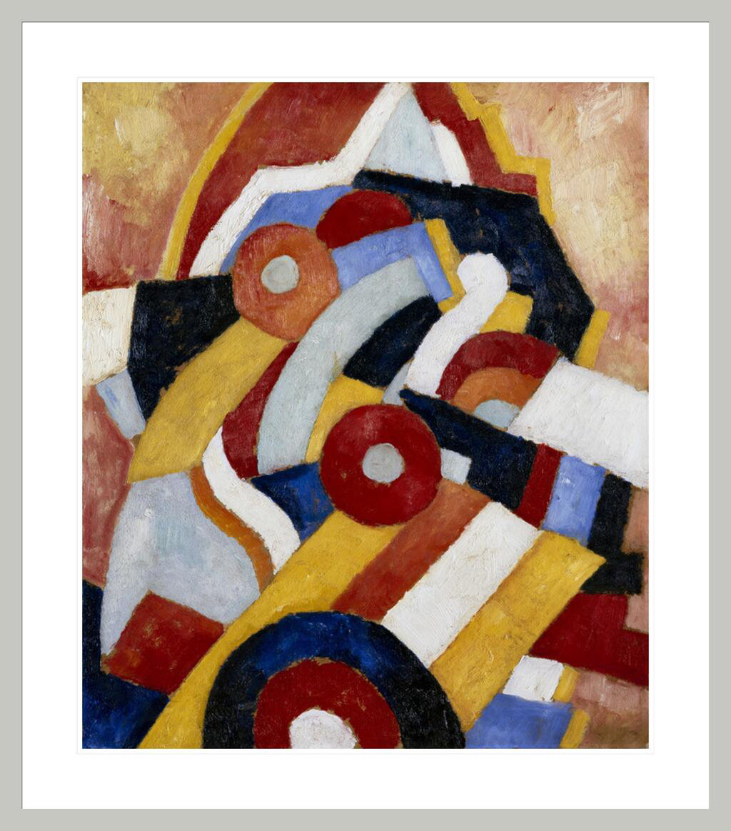 Hartley Rabbit Framed Red Barrel Studio® Abstraction by Marsden Hartley - Framed Giclee Print ...