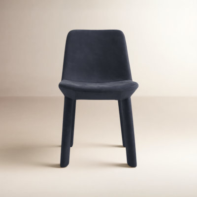 Neat Genuine Leather Side Chair
