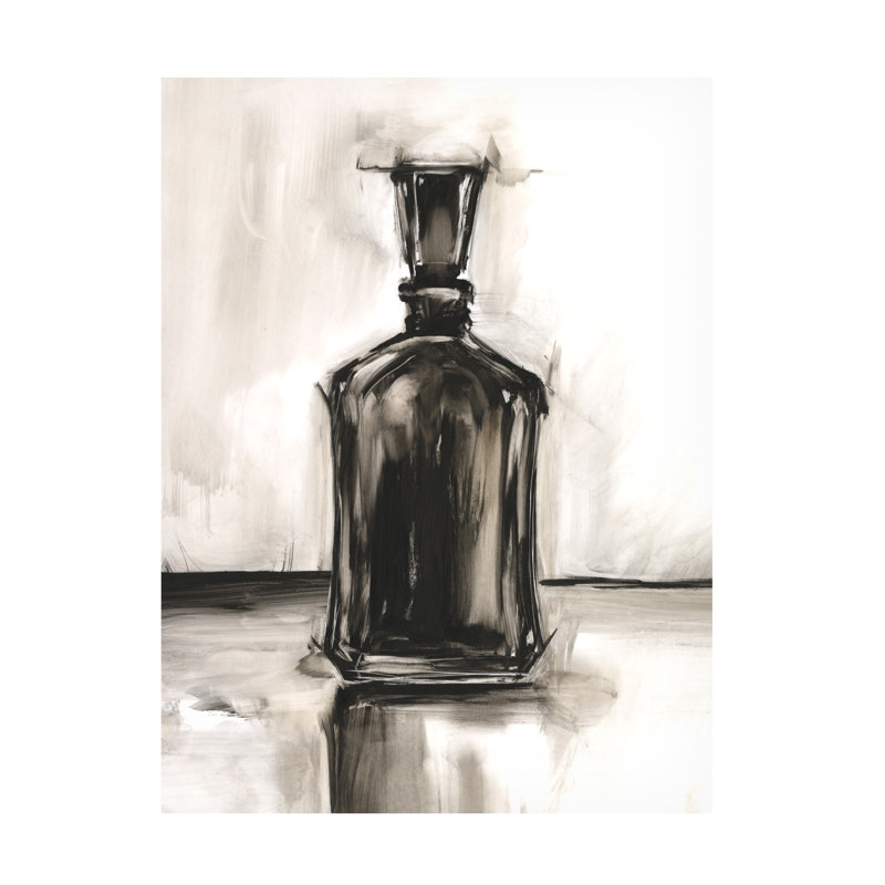 Art mural sur toile Winston Porter Ethan Harper Decanter Study I, H 19 po x l 14 po