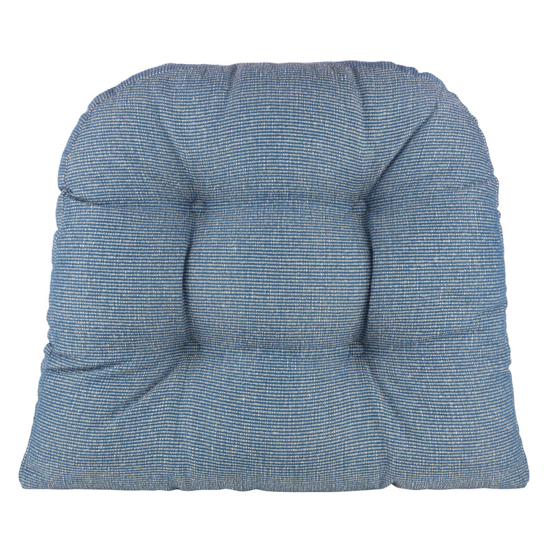 Outdoor Lounge Chair Cushion, Wedge Blue