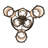 Halland 6 - Light Dimmable Cylinder Chandelier