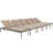 Shore Outdoor Patio Aluminum Cushioned Chaise Sun Loungers-530851100-463706641