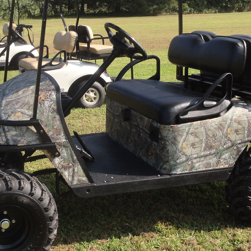 Golf Cart Front Seat Cover Set Staple On for E-Z-Go TXT Golf Cart