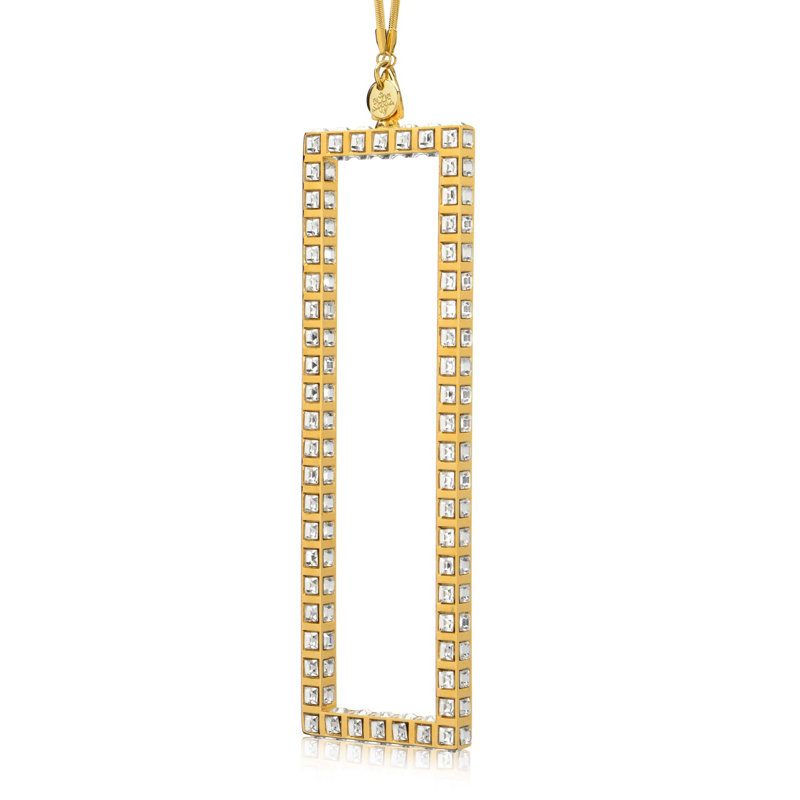 Ornement en forme de fêtes rectangula magnificus luxe, Or