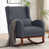 Dark Gray  Linen Blend